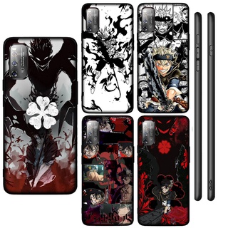 Samsung A02 A12 A32 A52 A72 F62 M02 M62 4G 5G TPU Soft Silicone Case Cover K69 Black Clover Anime