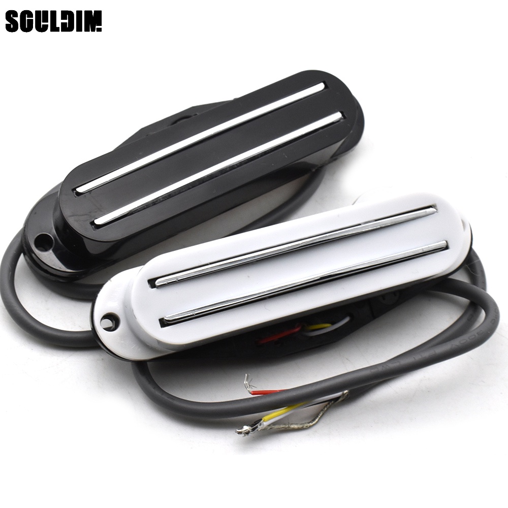Double Blade Dual Rail Humbucker Double Coil Pickup สําหรับ FD ST กีตาร์ไฟฟ้าเปลี่ยน