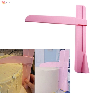 Adjustable Fondant Cake Scraper Icing Piping Cream Spatula Edges Smoother Baking Tool ที่ปาดหน้าเค้ก Cookingrun พร้อมปรับระดับได้ถึ ที่ปาดเค้ก ที่ปาดหน้าเค้ก