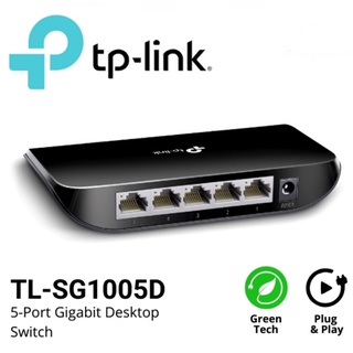 SWITCH (สวิตซ์) TP-LINK 5 PORTS (TL-SG1005D) GIGABIT PORT 0 1000Mbps