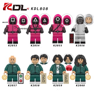 โมเดลบล็อกตัวต่อ รูปปลาหมึก KDL808 ขนาดเล็ก ของเล่นสําหรับเด็ก