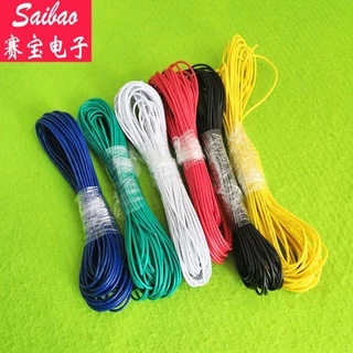 [10m Price] สายไฟอิเล็กทรอนิกส์ UL1007-24awg หลากสี 80℃ลวดทองแดง เบอร์ 300v ลวดตะกั่ว 24 เส้น