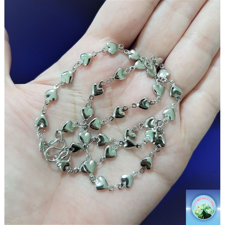 สร้อยคอสแตนเลสแท้ สินค้าไทย รูปหัวใจ สำหรับห้อยพระ ผู้หญิง ผู้ชาย เด็ก ไม่ลอก ไม่ดำ SL19.168