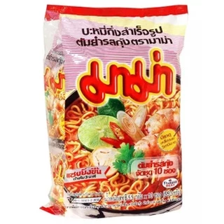 มาม่าบะหมี่กึ่งสำเร็จรูป 55กรัม แพค10ซอง