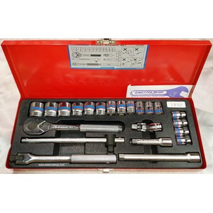 ชุด เครื่องมือ ชุดบล็อก เอนกประสงค์ KINGTONY 3/8''[ คิงโทนี่ ] 22 ชิ้น Pcs. 3523MR 3023MR 3023SR