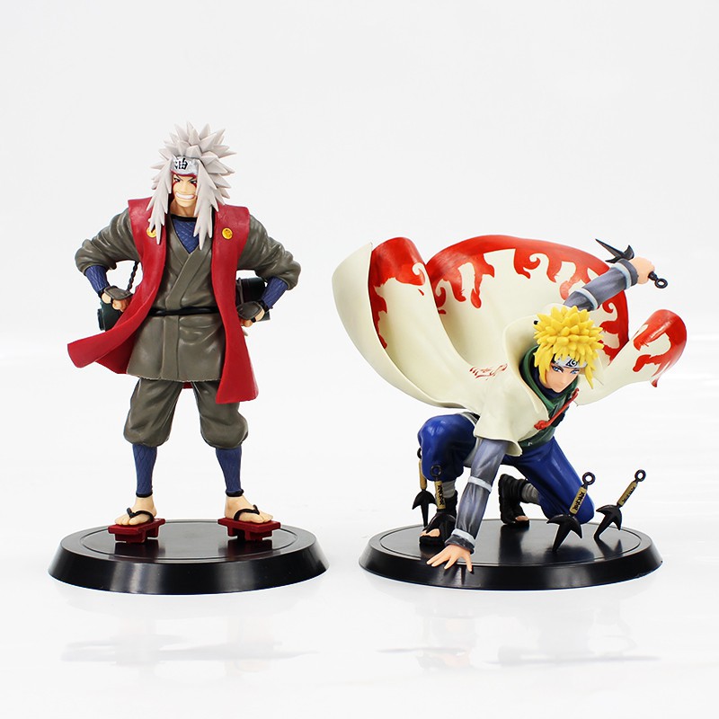 Naruto Shippuden Namikaze Minato Jiraiya Action Figure ของเล่น 14 ซม.-18 ซม.