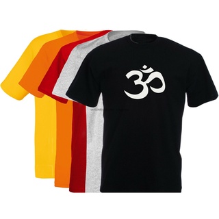 เสื้อผ้าผชเสื้อยืด พิมพ์ลาย aum om ohm s m l nine แฟชั่นฤดูร้อน สําหรับผู้ชายS-5XL