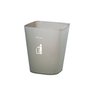 ถังขยะเหลี่ยม 5.5 ลิตรDKWHH-222P/6เทาใส 5.5 liter square trash can DKWHH-222P / 6 clear gray