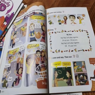 หนังสือเรียนและสมุดงานภาษาอังกฤษสำหรับเด็กและนักเรียนระดับประถมศึกษา—Primary School Student Children's Oxford English Textbook Workbooks Exercise Book “Everybody Up 2th Edition Grade Starter/1/2/3/4/5/6”