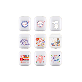 caseหมีน่ารัก AirPods1 / gen2 การ์ตูน TPU Case AirPods ปลอกหุ้มสัตว์น่ารักหูฟัง Apple AirPodsปลอกซิลิโคนอ่อนใส