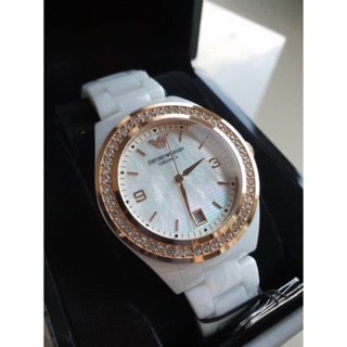 AR1472 ขนาด 39 mm. Women´s White สวยเลอค่ามาก ขอแนะนำเลยค้า