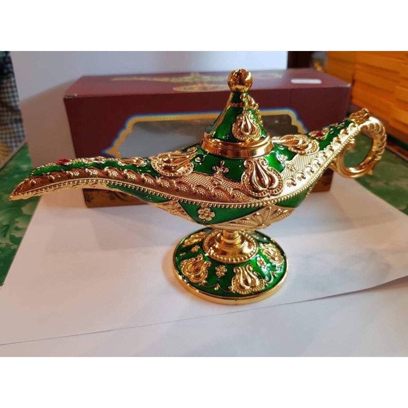 ตะเกียงอาลาดินใหญ่ Aladdin lamp สำหรับวางกำยาน ตั้งโชว์ ประดับตกแต่งบ้าน ราคา ถูกที่สุด ดีลบีเคเค แกลเลอรีภาพที่ 5