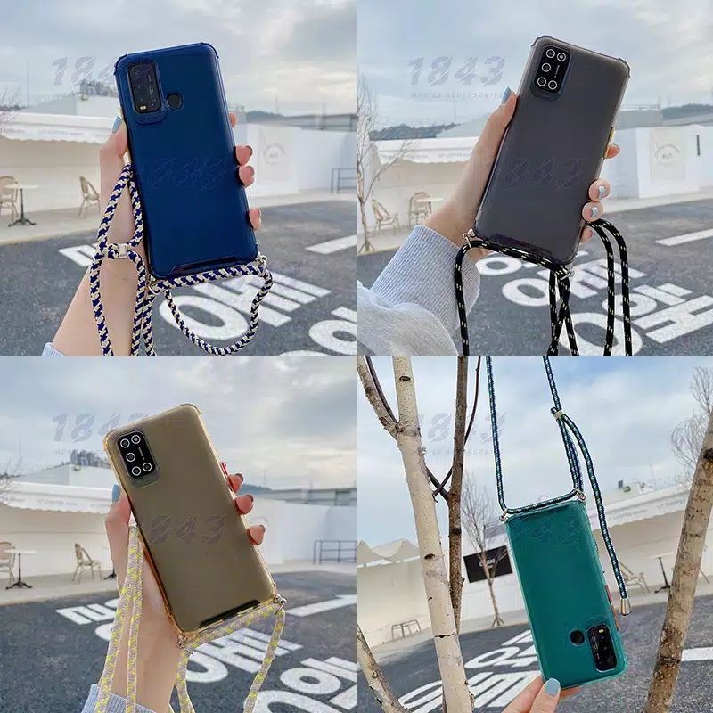 YKCS -800 เคสสลิงไฮบริด oppo a37 a37f neo9 a71 a57 a39 a1k realme c2 a59 f1s a7 a5s a12 a11k a31