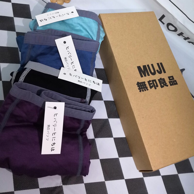 กางเกงในผู้ชาย (กล่อง5ตัว5สี)เนื้อผ้าcotton กางเกงในชาย809 - รูปที่ 2