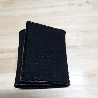 กระเป๋าหนังปลาฉลาม3พับ real  trifold shark wallet