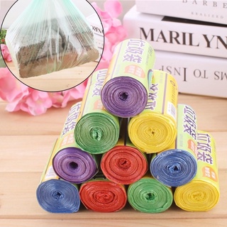 ถุงขยะ ถุงดำใส่ขยะ ขนาด45x50ซม. แพ็ค2ม้วน(คละสี)