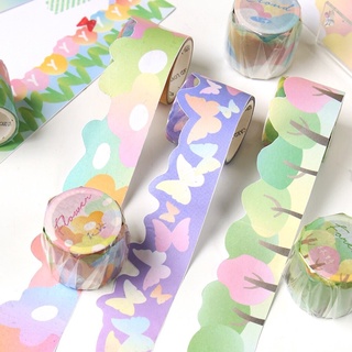 Masking Tape ลายน่ารัก ทำตกแต่งพื้นหลังไดอารี่ แพลนเนอร์ เทป