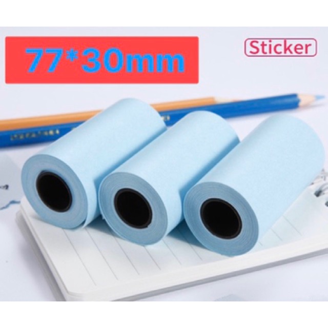 กระดาษปริ้นส์ 77*30mm สำหรับ Peripage A9