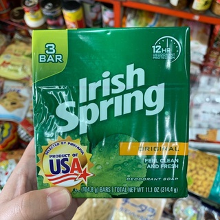 กลิ่นเป็นสิ่งที่ดี ฟองเยอะ พร้อมส่ง สบู่ Irish Spring Original แพคละ 3 ก้อน จากอเมริกา🇺🇸