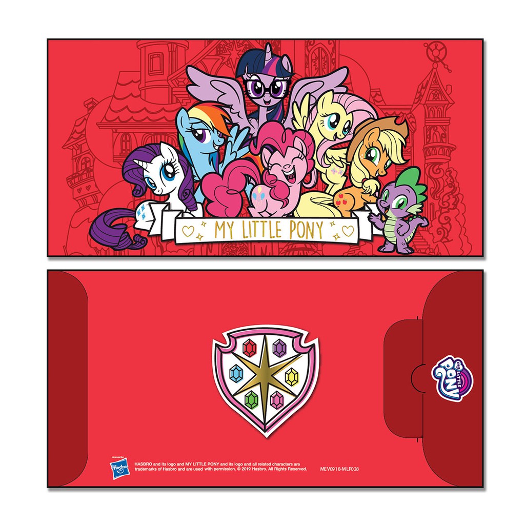 SOMETHING SWEET CARDS - MONEY ENVELOPES LARGE - ANGPAO - MONEY ENVELOPE - MY LITTLE PONY - MLP028