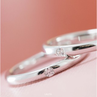 LALITA.BKK - Classic Ring แหวนเกลี้ยงฝัง CZ