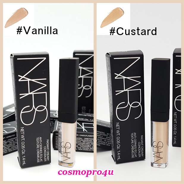 (เลือกสี) คอนซีลเลอร์ นาร์ส NARS Radiant Creamy Concealer 1.4ml เลือก: Vanilla Light ,Custard Medium