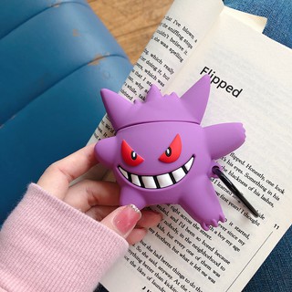 เคสหูฟังไร้สายบลูทูธ ซิลิโคนนิ่ม รูป gengar Pokemon กันกระแทก สำหรับ Airpods 1 2 3 pro