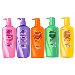 (1ขวด)  SUNSILK ซันซิลแชมพู หัวปั้ม ขนาด 450มล.