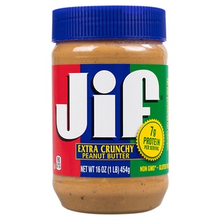 Jif  Peanut Butter Extra Crunchy 454กรัม