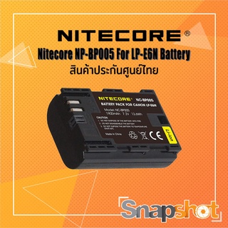 Nitecore NC-BP005 For LP-E6N Battery  ประกันศูนย์ไทย snapshot snapshotshop Battery LP-E6