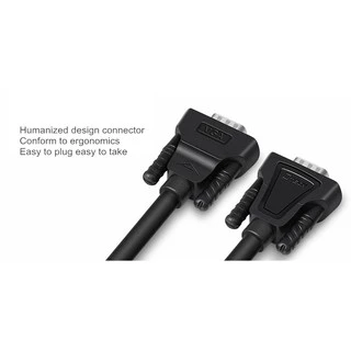 [แท้100%] Dtech สาย CABLE VGA ยาว 1.5m 5m 10m ผู้/ผู้ มาตรฐาน 15 pin VGA Cable For Computer Projector PSP HDTV