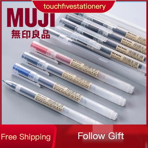 ปากกาเจลและไส้ มูจิ MUJI ขนาด 0.38 และ 0.5 มม.