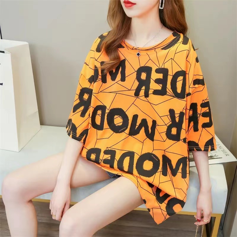 เสื้อยืดแฟชั่นผู้หญิงลายทางแขนสั้นคอกลม เนื้อผ้าดีใส่สบาย! New Fashion women's ร้านขายสินค้าจากโรงงาน #HAN SY SOCIETY