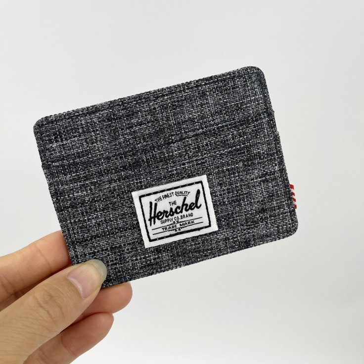 Card Wallet กระเป๋าผ้า กระเป๋าสตางค์ สำหรับผู้ชายและผู้หญิง แนวนอน Ultra-thin แบบพกพา ที่ใส่บัตรธนาคารสำหรับคนหนุ่มสาว (5 สี)