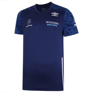 ใหม่ เสื้อกีฬาแขนสั้น ลายทีมแข่งรถ F1 Williams Racing F1 และเสื้อยืด แฟชั่นฤดูร้อน สําหรับทุกเพศ 2022