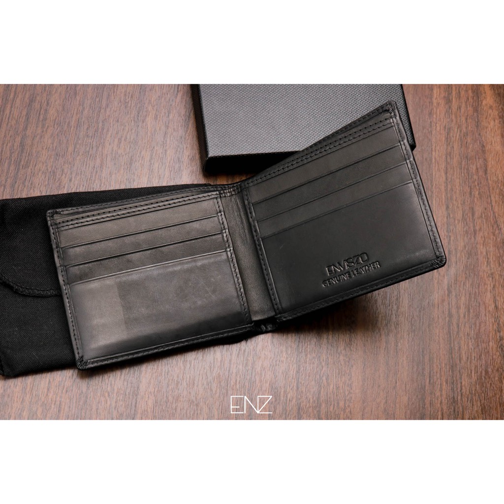 ENVISZO WEAVED BIFOLD กระเป๋าสตางค์สานหนังแท้  – EW-WE-BF ราคา ถูกที่สุด ดีลบีเคเค แกลเลอรีภาพที่ 5