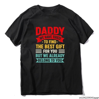 เสื้อยืดท็อป แขนสั้น พิมพ์ลาย Daddy Hebben We Geprobeerd Om De Beste Maar We Al Jou Vaderdag เหมาะกับของขวัญ สําหรับผู้ห