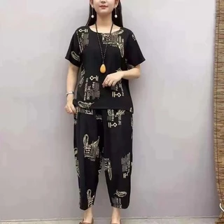 406-1ชุดเข้าเซท สาวอวบใส่ได้ชุดเซทผู้หญิง ชุดเซทเกาหลีเเบบใหม่ พร้อมส่งที่ไทย