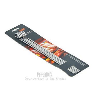 ที่เสียบบาร์บีคิว 6 ชิ้น / แพ็ค ยาว 25 ซม.Paradox Barbeque Skewer รุ่น HB3521CR