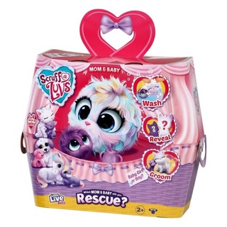 (ของแท้100%) Little Live Pets Scruff-a-Luvs Pastel Pets Mom &amp; Baby