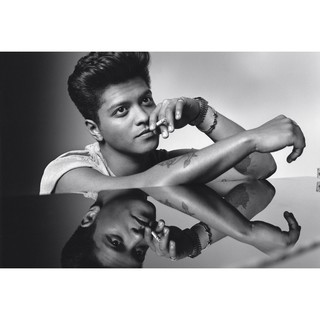 โปสเตอร์ Bruno Mars บรูโน มาส์ Music Poster ตกแต่งบ้าน รูปภาพ ภาพถ่าย โปสเตอร์วินเทจ โปสเตอร์วงดนตรี โปสเตอร์ติดผนัง