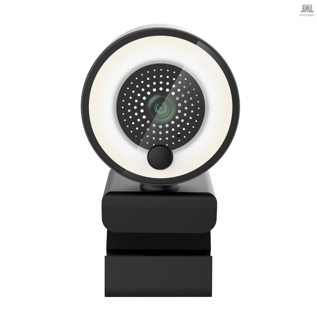 HD 2K USB Webcam Auto-focus 5MP PC Web Camera 1080P with Ring Fill ...