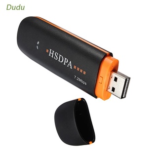 อะแดปเตอร์เครือข่ายไร้สาย Dudu Hsdpa Usb Sim Modem 7.2Mbps 3G พร้อมซิมการ์ด Tf