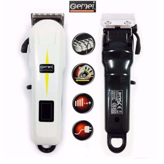 ปัตตาเลี่ยนไร้สาย Gemei รุ่น GM-6018 PROFESSIONAL HAIR CLIPPER (White)