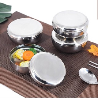 KITCHENWARE_NUMBER1 [พร้อมส่ง] ถ้วยข้าวเกาหลีพร้อมฝาปิด งานพรีเมี่ยม