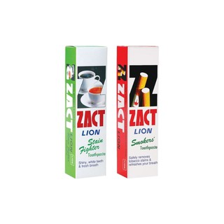 ZACT ยาสีฟันขจัดคราบ แซคท์ 160 กรัม (เลือกสูตรได้)