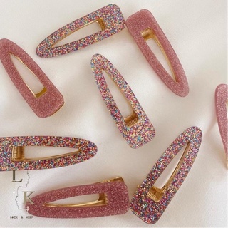 Lock and Keep Jewel กิ๊บติดผม Glitter Cara Clips 2 pcs