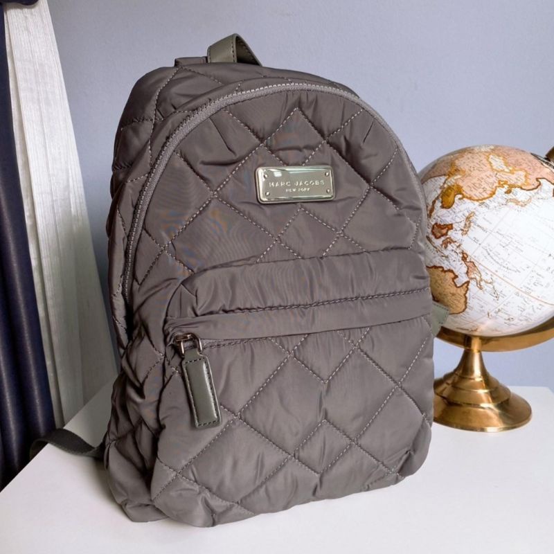 MARC JACOBS black quilted backpack