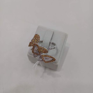 Mamjewelryhouse White Zircorn / Yellow Sapphire /เพทายขาวและ ไพลินสีเหลือง