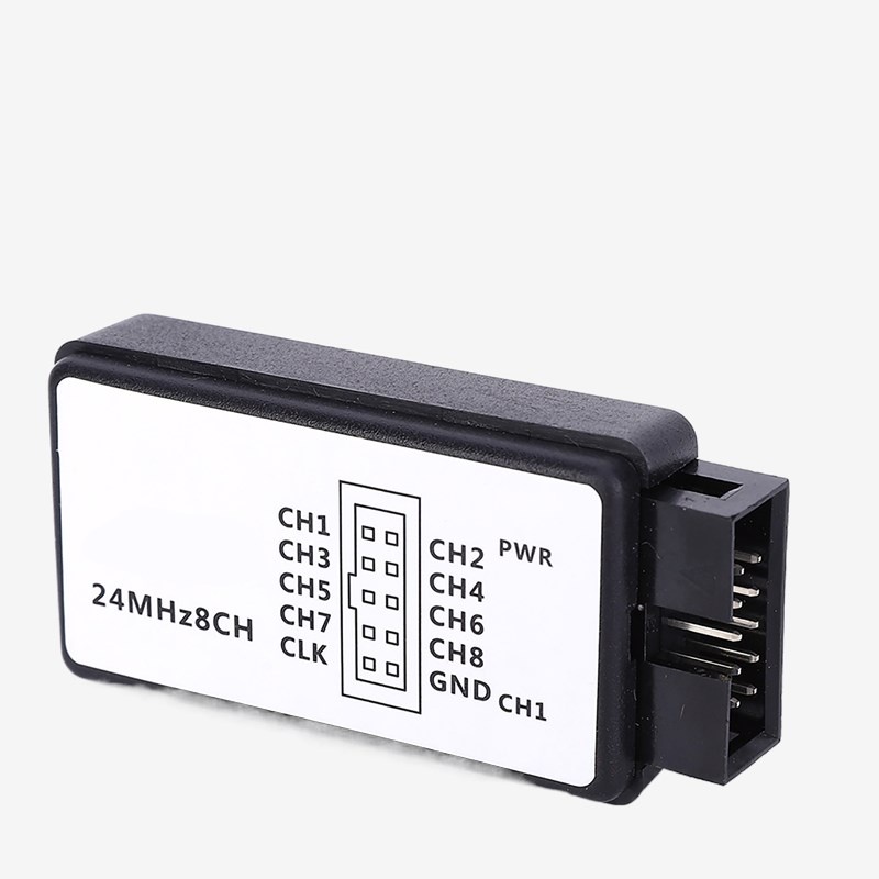 USB Logic Analyzer LA1002 Mini แบบพกพา USB 5MHz 24M 8 ช่อง Logic Analyzer ชุดอุปกรณ์สำหรับยานยนต์ El